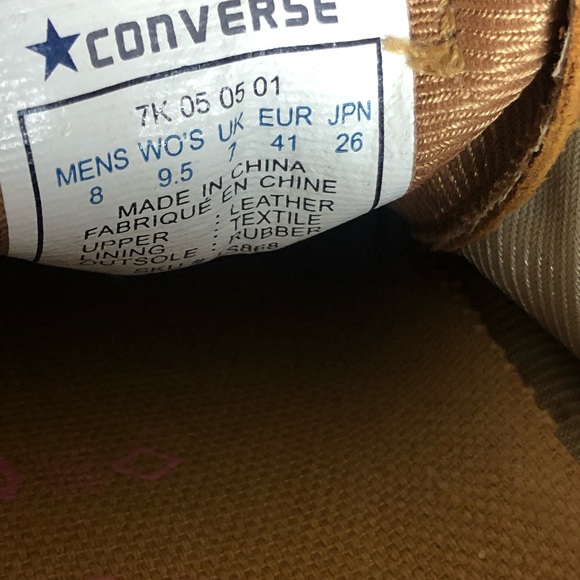 Converse One Star Camel, Pink, and Green Sneakers - Picture 5 of 10